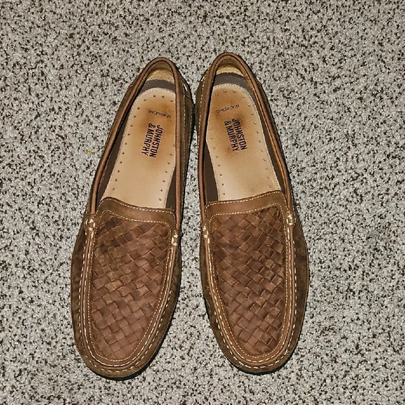 Johnston & Murphy Brown Woven Driving Loafers for Men 11.5 Style 25-8340 Men main image 3
